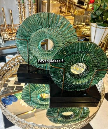 Yeşil Cam Disk 2 li