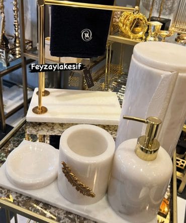Mermer Sabunluk Seti