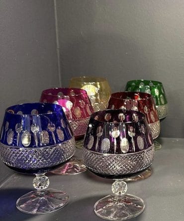 NOKTALI MODEL TOMBUL KRİSTAL BARDAK