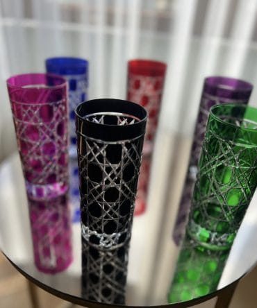 UZUN KRİSTAL RENKLİ BARDAK 330ml