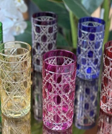 UZUN KRİSTAL 330ml RENKLİ BARDAK (Kopya)