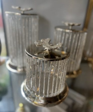 SWAROVSKİ 3 lÜ KRİSTAL KAVANOZ