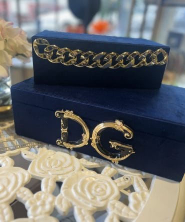 DOLCE&GABBANA İPEK KADİFE DEKOR KUTU