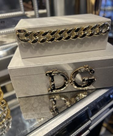 DOLCE&GABBANA İPEK KADİFE DEKOR KUTU