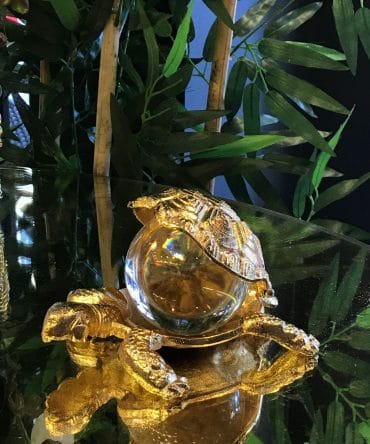 KAPLUMBAĞA KÜRE GOLD