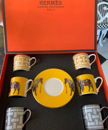 Hermes 6lı Kahve Fincanı
