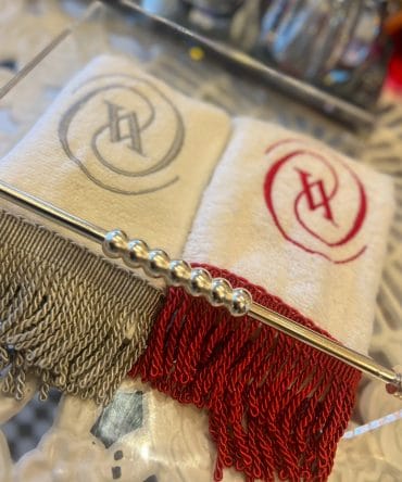 Pirinç Detay Pleksi Tepsi Gümüş Renk (Kopya)