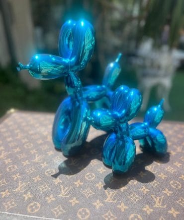 Balloon Dog ( Balon Köpek ) Mavi Renk Köpek Balon Dekor